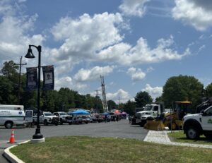 photo of emergency vehicles at community day